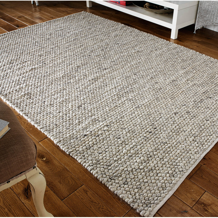 August Grove Armand HandWoven Wool Grey Rug & Reviews Wayfair.co.uk